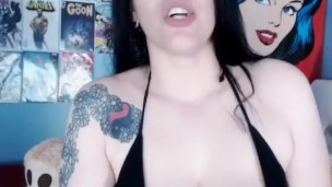 Eat your cum off my tits CEI