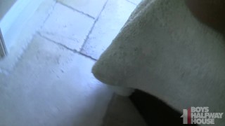 Straight Jock Is Gagged and Fucked Hard