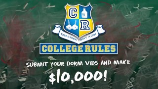 COLLEGE RULES - White Girls With Incredible Big Asses Having Sex