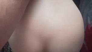 18 year old hot student fucks, sucks cock and swallows sperm