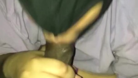 Sucking Zaddy cock masked on