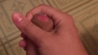 18 year old boy, SLOMO cumshot