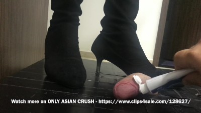 Asian Crush Porn - Boots Cock crush no cum Porn Videos - Tube8