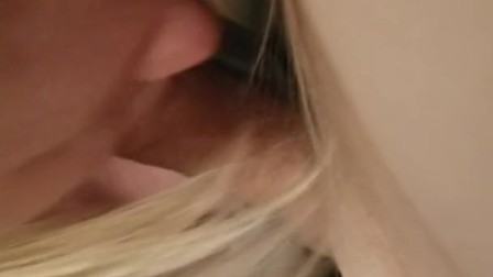 wife gagging on my cock