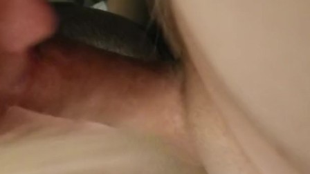 wife gagging on my cock