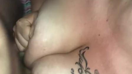 Cute teen Gets Titty and Throat Fucked
