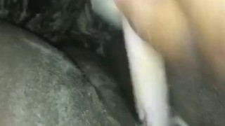 Masturbating