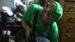 bbc 12inch falcon dildo suck & ass stretch ride