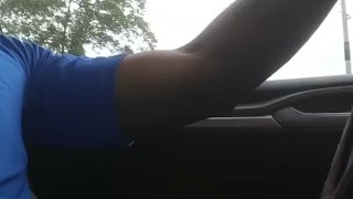 Driving and enjoying myself (OnlyFans/Nicksteeledick)