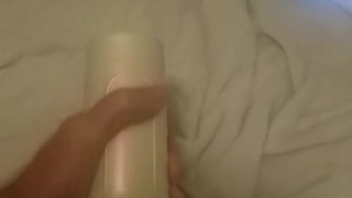 Fucking my fleshlight stoya ass
