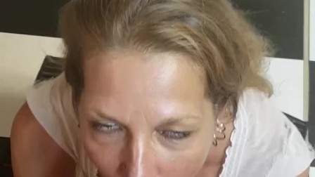My mature wife Daizy loves to Deepthroat Cock and Swallow Cum!