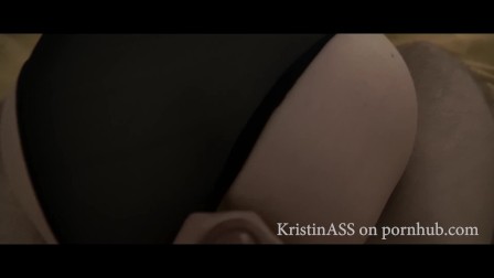 KristinASS / Russian Sexy blonde teen POV reverse cowgirl pornstar
