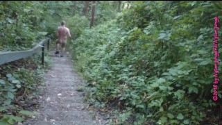 FKK Treppe auf dem Wald Berg ** Outdoor Fun **