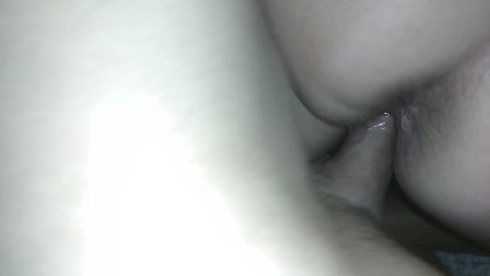 Rough sex with slut gf pull hair dick in ass doggy and cum on face