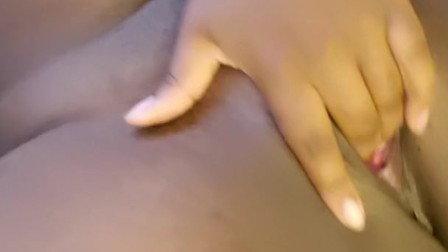 Storm finger fucks herself until she cums