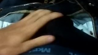 Soft edging my big cock until cumming
