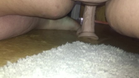 Slowly riding my new 8 inch cock for you