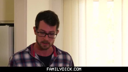 FamilyDick - Handsome stepdaddy Joins Threesome