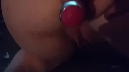 Ripped her ass so it makes a pop sound