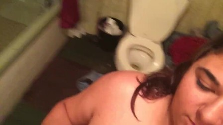 BBW gets a oiled up and titfucked