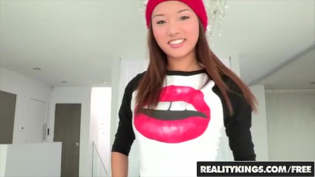 Reality Kings - Alina Li- Small asian teens wants big white cock