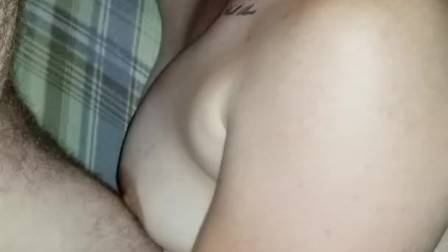 Hot amateur wife with glasses sucks my cock in homemade video part 3
