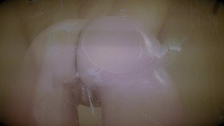 Catches Horny Wife In Shower Showing Off Hot Body & Booty in Doggy