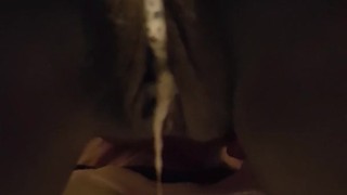 Queef Video Ebony Teen babysitter closeup queefing