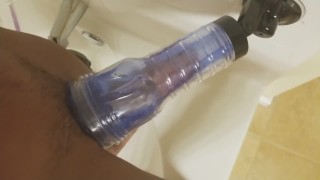Fucking Fleshlite Turbo In Shower 6 With Cock Ring