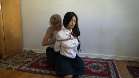 Kinbaku bondage - Me suffering in rope and shared an intense moment