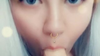Beautiful Blonde Sucking Dick