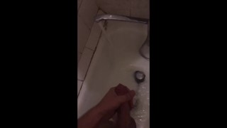 Pissing and jerk off