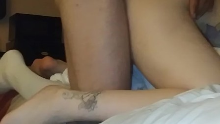 Hard cock fucking in a hotel room