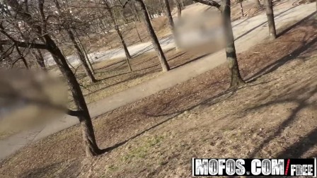 MOFOS - Katarina gets fucked in public