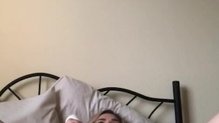 shoving anal beads in my asshole and massaging my pussy