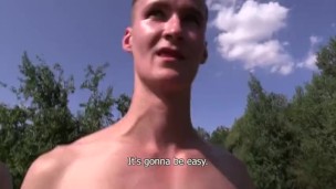 CZECH HUNTER 367 -  Raw Threesome With Twinks On A Nice Sunny Day