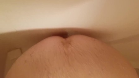 Sexy BBW Rides Dildo in Shower and gets a Facial