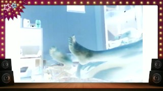 cumshoot by footjob fotr mistress Aude