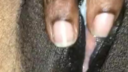 Wet Dyke Pussy after Head