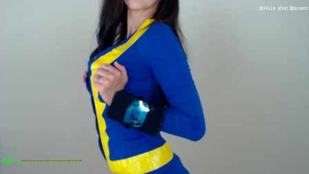Fuck a Fallout Vault Girl to Save Your Life - Gamer Cosplay blowjob POV Sex