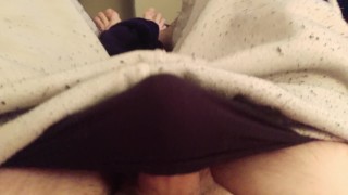 hands free humping shorts cum R*