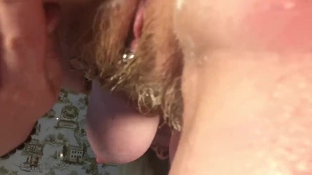Shaving Hairy Pussy Up Close - Bunnie Lebowski