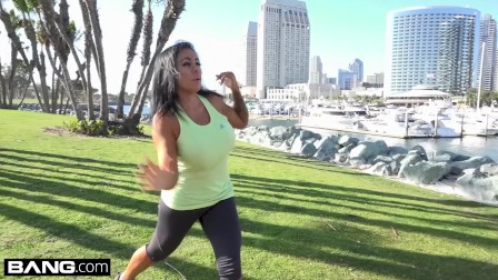 MILF Simone Garza's pussy is ready for a workout