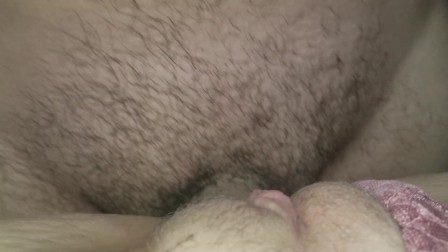 Filming my bf cum in my pussy
