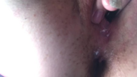 Close-up Dripping creampie
