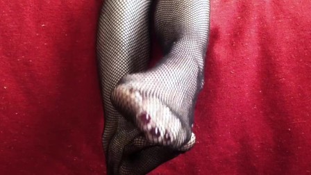Rubbing My Fishnet Stockings Together!
