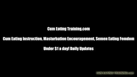 CEI Femdom And Cum Eating Instruction Porn