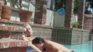 asian amateur Lieng Lu plowed after lesbian session in pool