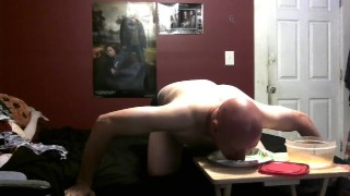 piggy timed messy eating 8/31/18