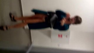 Striptease on the 5th floor